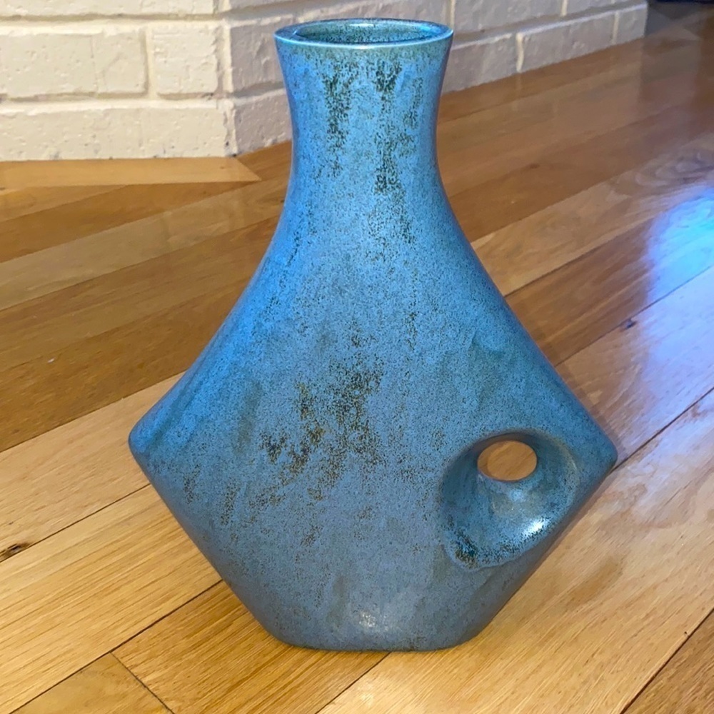 Blue Abstract Vase